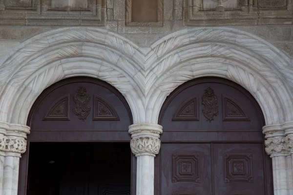 Entrada Igreja São Francisco Évora Portugal — Fotografia de Stock