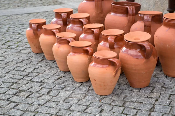 Pots Argile Evora Portugal — Photo