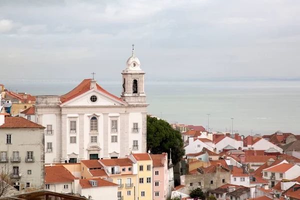 Sousedství Alfama Lisabonu Portugalsko Evropa — Stock fotografie