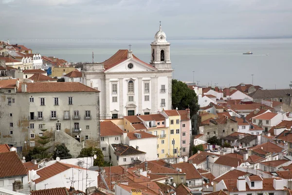 Alfama Nachbarschaft Lissabon Portugal — Stockfoto