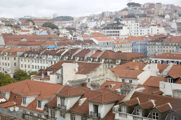 Rossio Platz Lissabon Portugal — Stockfoto