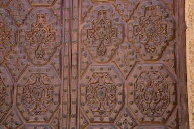 Katedral Kilisesi Girişi; Astorga; İspanya