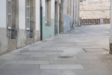 Bina cephesi, Trindade Caddesi, Santiago de Compostela, Galiçya, İspanya