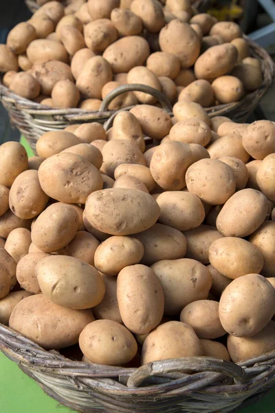 Potatoes Market Stall Santiago Compostela Galicia — Stock Photo, Image