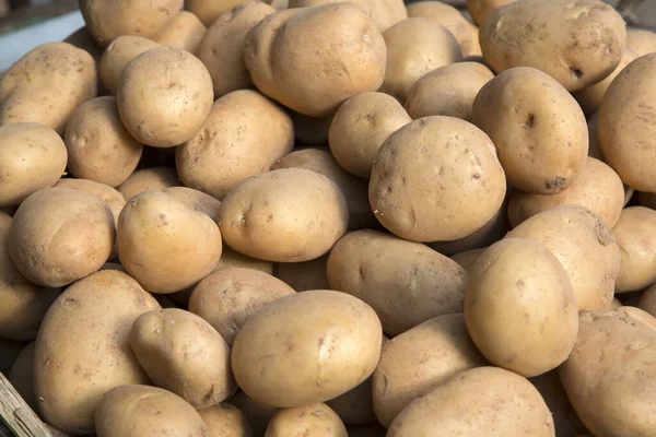 Potatoes Market Stall Santiago Compostela Galicia Spain — Stock Photo, Image