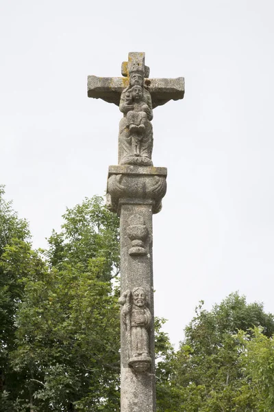 Geleneksel Haç Cebreiro Galiçya Spanya — Stok fotoğraf