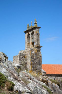 Santa Maria Kilisesi, Muxia; Fisterra; Costa de la Muerte; Galiçya, İspanya