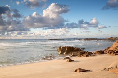 Forcados Point Plajı; Costa de la Muerte; Galiçya; İspanya