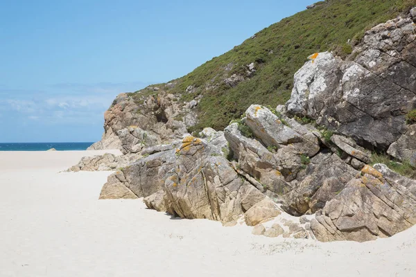 Rostro Beach Finisterre Costa Muerte Galiza Espanha — Fotografia de Stock