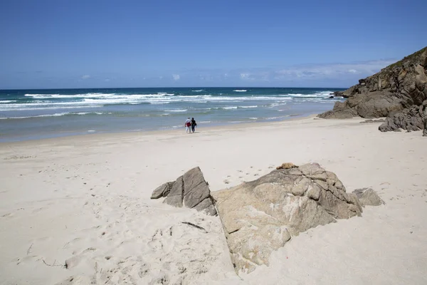 Rostro Beach Finisterre Costa Muerte Galiza Espanha — Fotografia de Stock