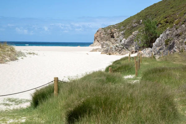 Rostro Beach Finisterre Costa Muerte Galice Espagne — Photo