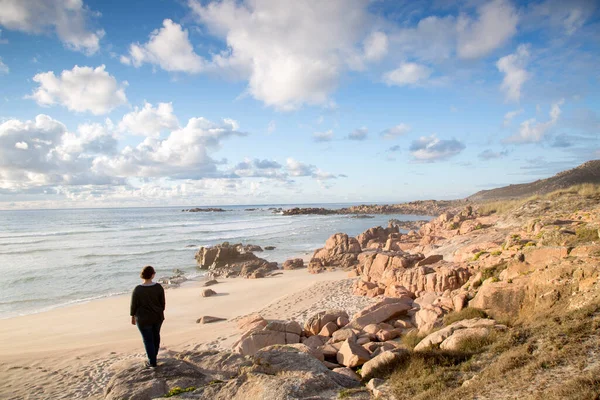 Forcados Point Beach Costa Muerte Galice Espagne — Photo