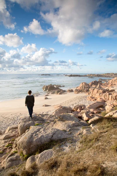 Forcados Point Beach Costa Muerte Galice Espagne — Photo