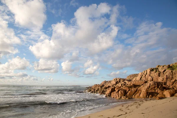 Пляж Форкадо Пойнт Коста Муерте Галісія Іспанія — стокове фото