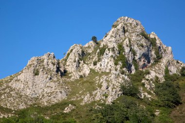 Labra 'nın dışındaki Picos de Europa Dağı tepesi; Austurias; İspanya