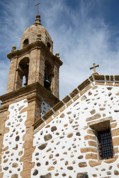 Kościół San Andres Wioska Teixido Galicja Hiszpania — Zdjęcie stockowe