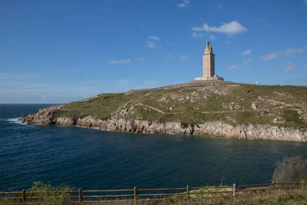 Hercules Tower Coruna Galiza Espanha — Fotografia de Stock