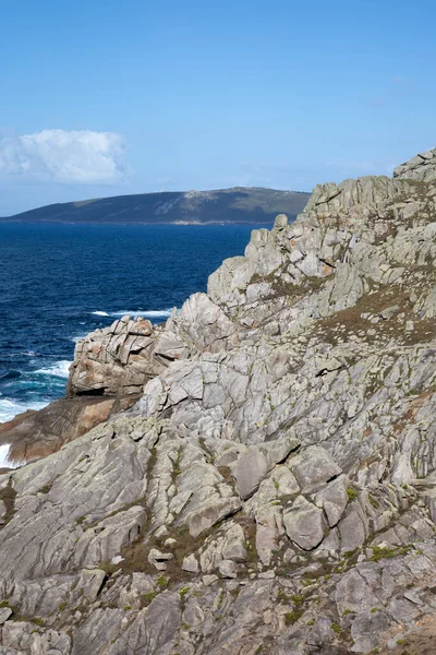 Klippen Und Küste Nariga Point Fisterra Costa Muerte Galicien Spanien — Stockfoto
