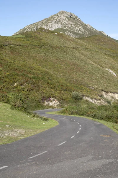 Strada Nella Catena Montuosa Picos Europa Alto Del Torno Austurie — Foto Stock