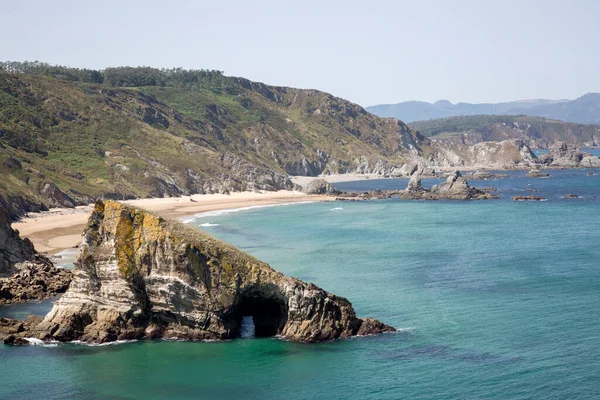 Strand Von Fabega Loiba Galicien Spanien — Stockfoto
