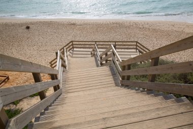 Cliff, Falesia Sahili; Algarve; Portekiz