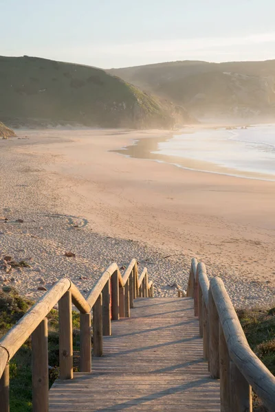 Amado Sahili Ndeki Merdivenler Algarve Portekiz — Stok fotoğraf