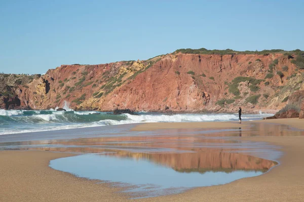 Amado Beach Algarve Portugal — Stock Photo, Image