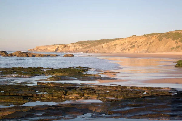 Rocks Beach Monte Clerigo Alentejano Portugal — Stock Photo, Image