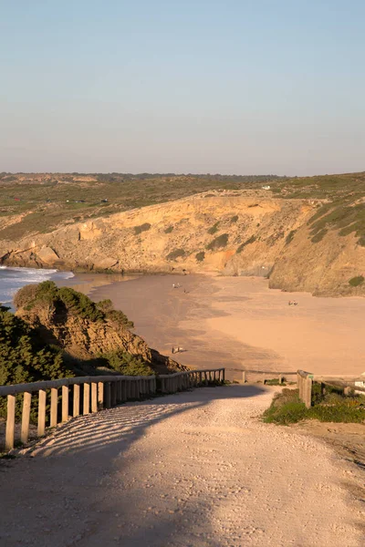 Cliff Beach Monte Clerigo Alentejano Portugal — Photo