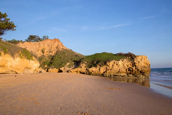 Stranden Santa Eulalia Algarve Portugal Europa — Stockfoto