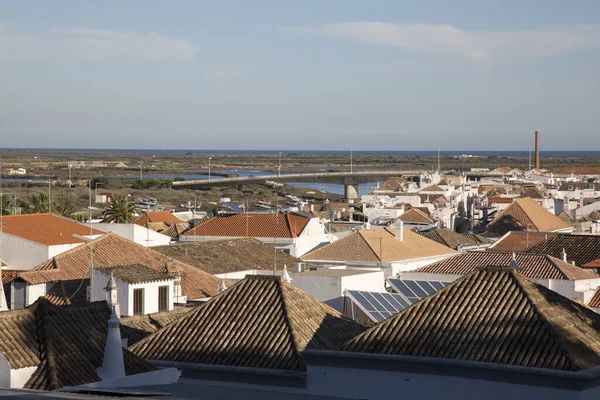 Telhados Tavira Algarve Portugal — Fotografia de Stock