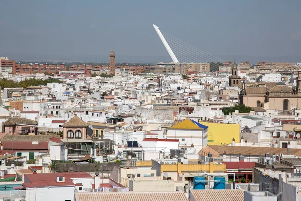塞维利亚屋顶的景色 西班牙 — 图库照片