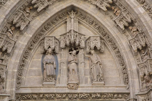 Katedrális Bejárat Sevilla Spanyolország — Stock Fotó