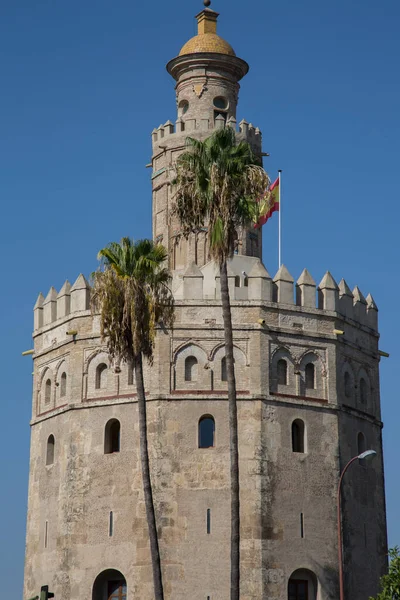 Torre Oro Sevilla España —  Fotos de Stock