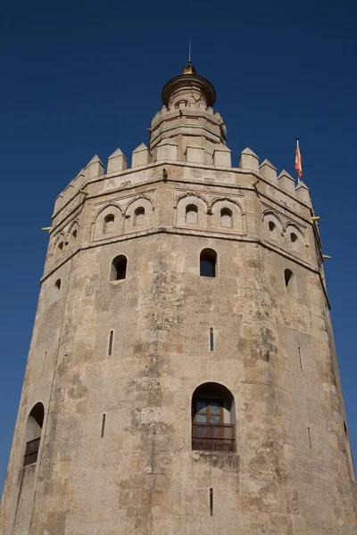 Torre Oro Tower Sewilla Hiszpania — Zdjęcie stockowe
