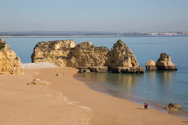 Dona Ana Beach Lagos Algarve Portugal — Photo