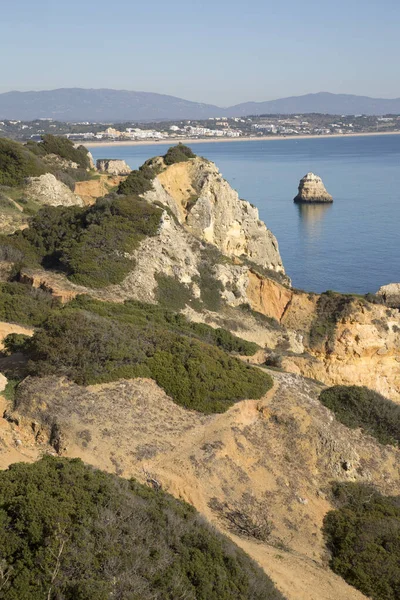 Stranden Camilo Lagos Algarve Portugal — Stockfoto