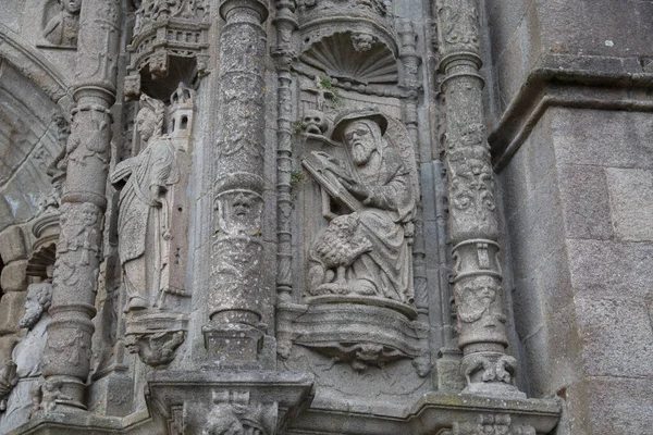 Facade Cathedral Pontevedra Galicia Spain — Stock Photo, Image