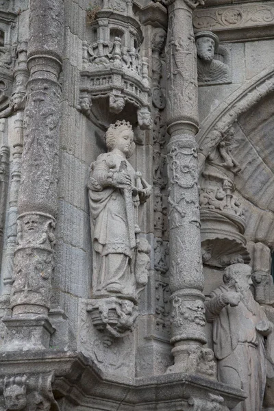 Fachada Catedral Pontevedra Galiza Espanha — Fotografia de Stock