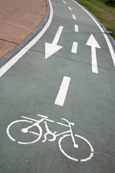 Cycle Lane in Urban Setting