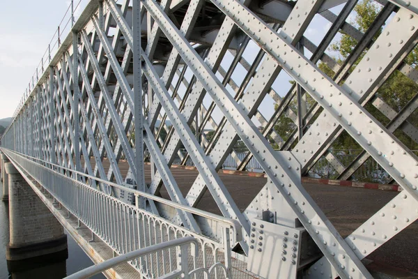 Ponte Internazionale 1886 Tuy Valencia Spagna Portuga — Foto Stock