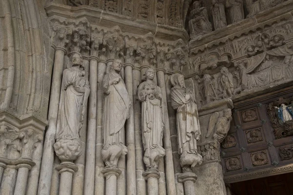 Ingresso Della Cattedrale Tui Galizia Spagna — Foto Stock