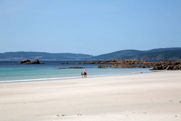 Pindo Beach Coruna Galiza Espanha — Fotografia de Stock