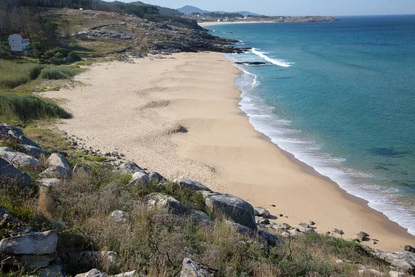 Castro Barona Daki Arealonga Sahili Galiçya Spanya — Stok fotoğraf