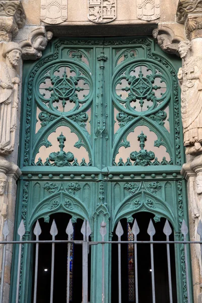 Eingang Zur Kirche San Martino Noia Galizien Spanien — Stockfoto