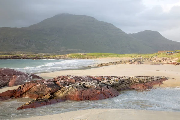 Glassillaun Plajı Connemara Ulusal Parkı Rlanda — Stok fotoğraf