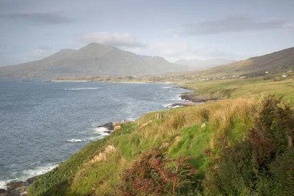 Linia Brzegowa Plaży Gowlaun Park Narodowy Connemara Irlandia — Zdjęcie stockowe