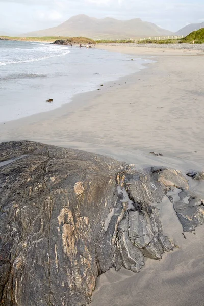 Silver Strand Beach Rinvyle Tully Connemara National Park Ireland — Stock Photo, Image