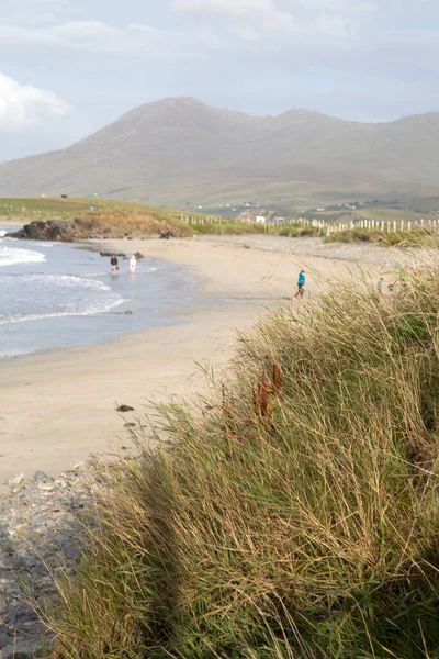 Silver Strand Beach Rinvyle Tully Parque Nacional Connemara Irlanda —  Fotos de Stock