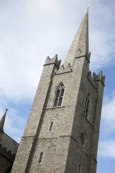 Patricks Cathedral Tower Dublin Irland — Stockfoto
